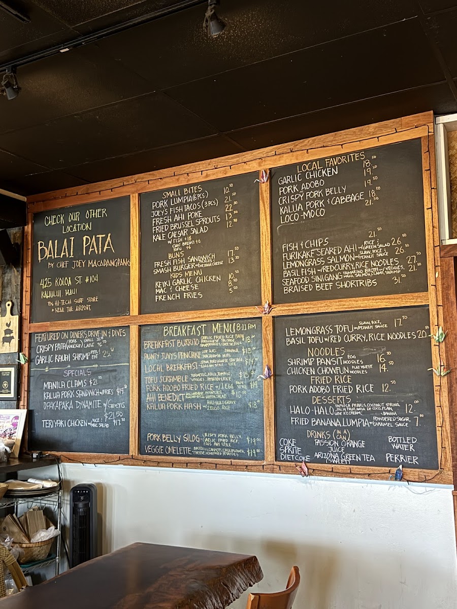 Joey's Kitchen Napili Menu - Image 3